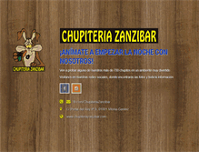 Tablet Screenshot of chupiteriazanzibar.com
